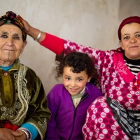Femmes marocaines lors du séjour en famille entre Atlas et océan