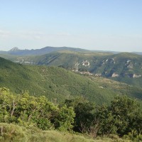 Beau panorama lors du séjour Randonnée avec nos ânes en Cévennes rando ânes loin de la foule du chemin de Stevenson